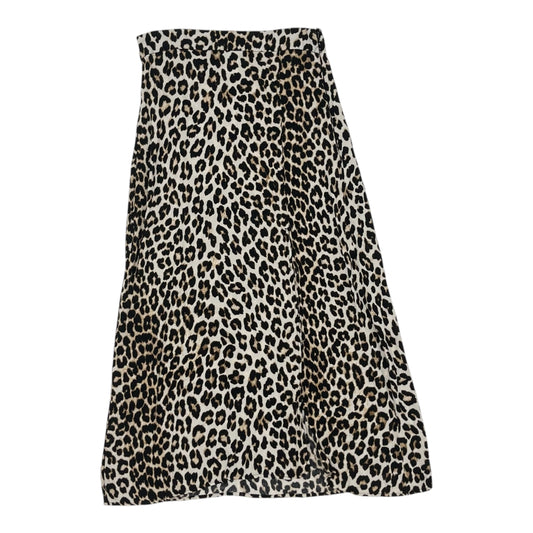 Skirt Midi By H&M In Leopard Print, Size:2