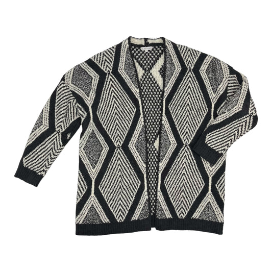 Sweater Cardigan By Blakeley In Grey & White, Size:S