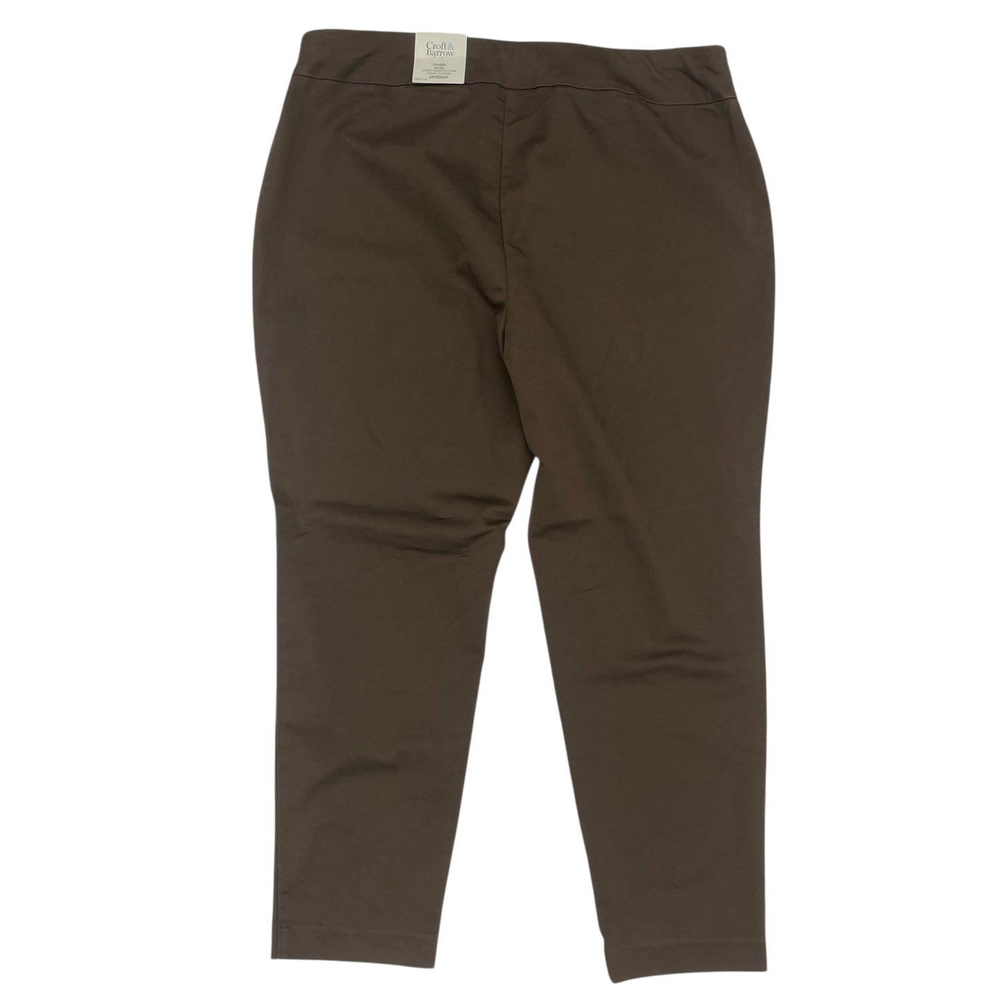 Pants Other By Croft And Barrow In Brown, Size:16