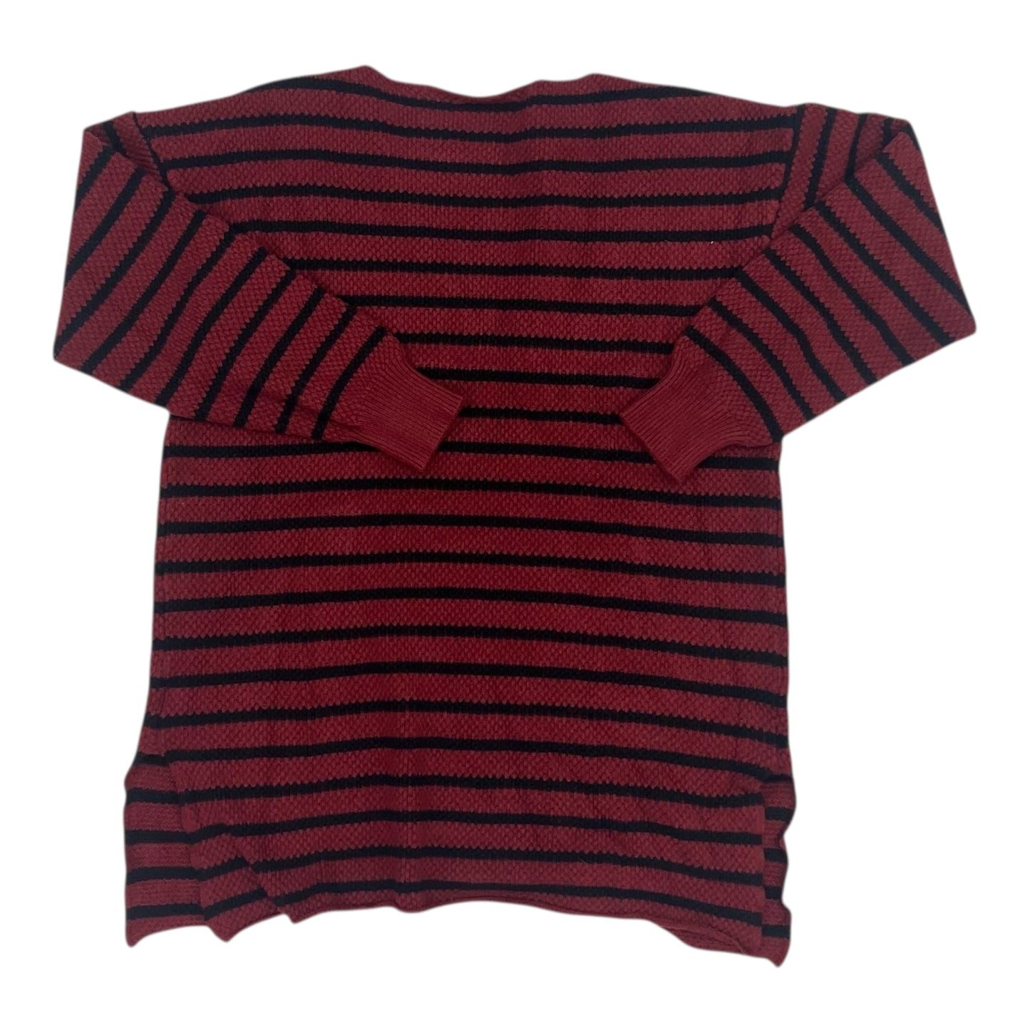 Sweater By Kirundo In Black & Red, Size:L