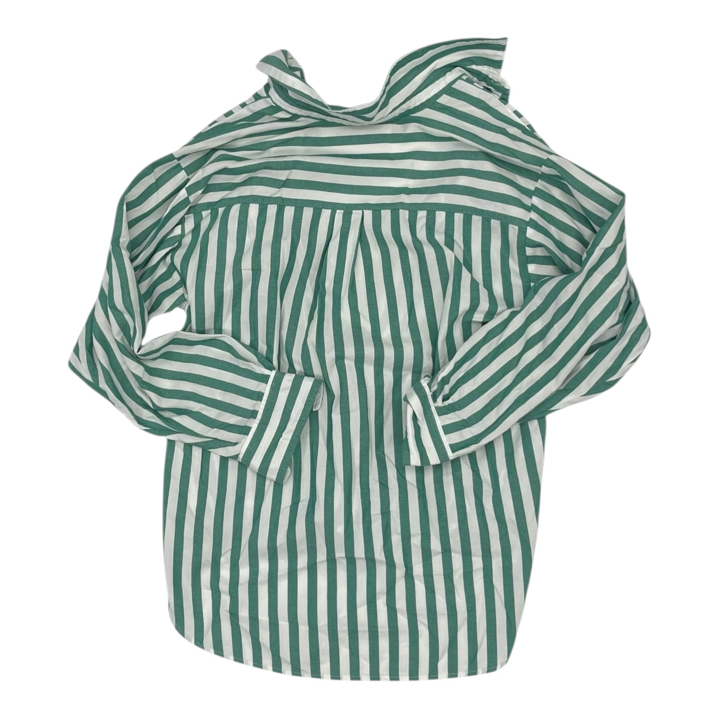 Top Ls By Loft In Green & White, Size:Xsp