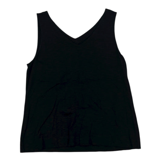 Top Sleeveless Basic By Chicos In Black, Size:L