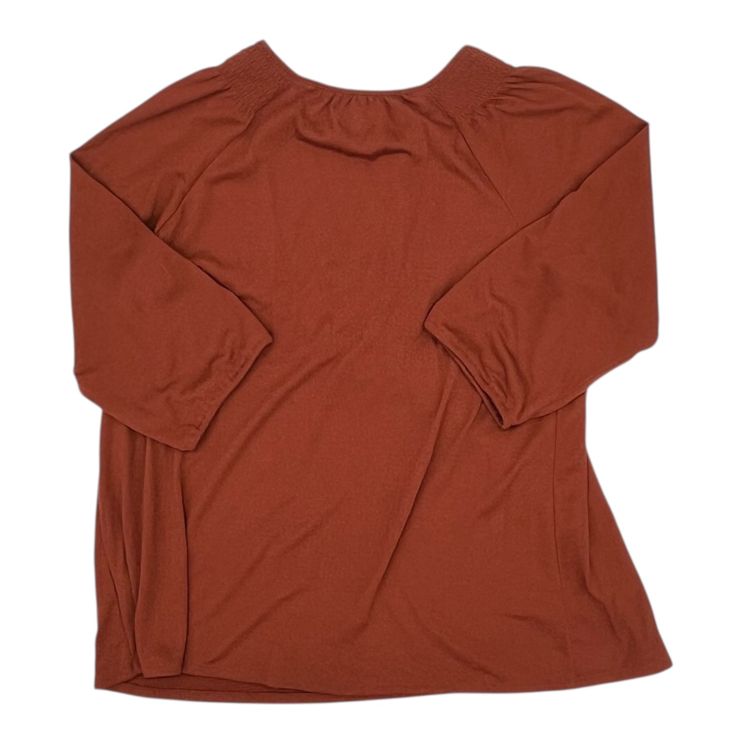 Mat Top Ls By A Glow In Orange, Size:Xl