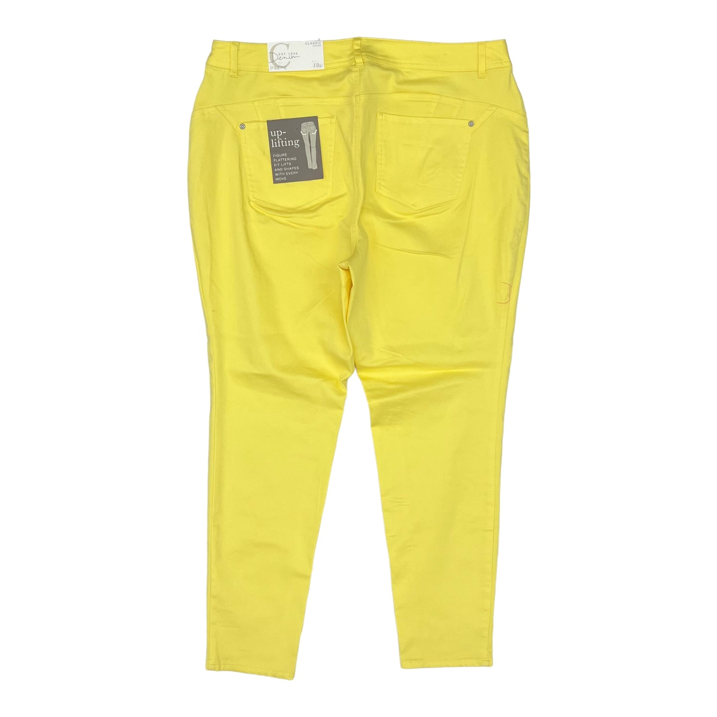 YELLOW CATO PANTS CHINOS & KHAKIS, Size 18