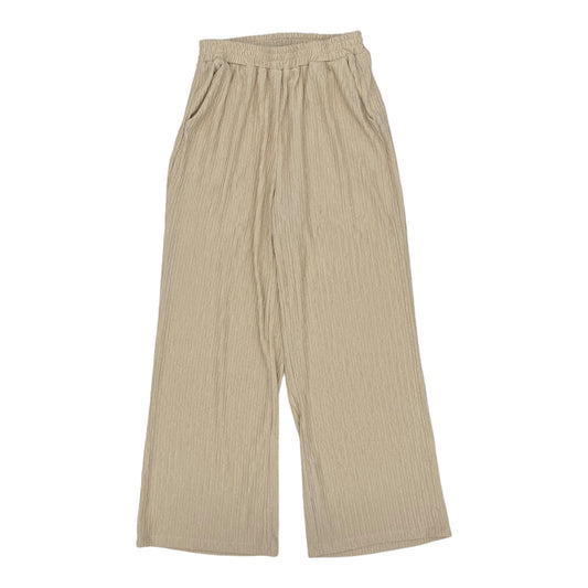 TAN PANTS WIDE LEG by CLOTHES MENTOR Size:M