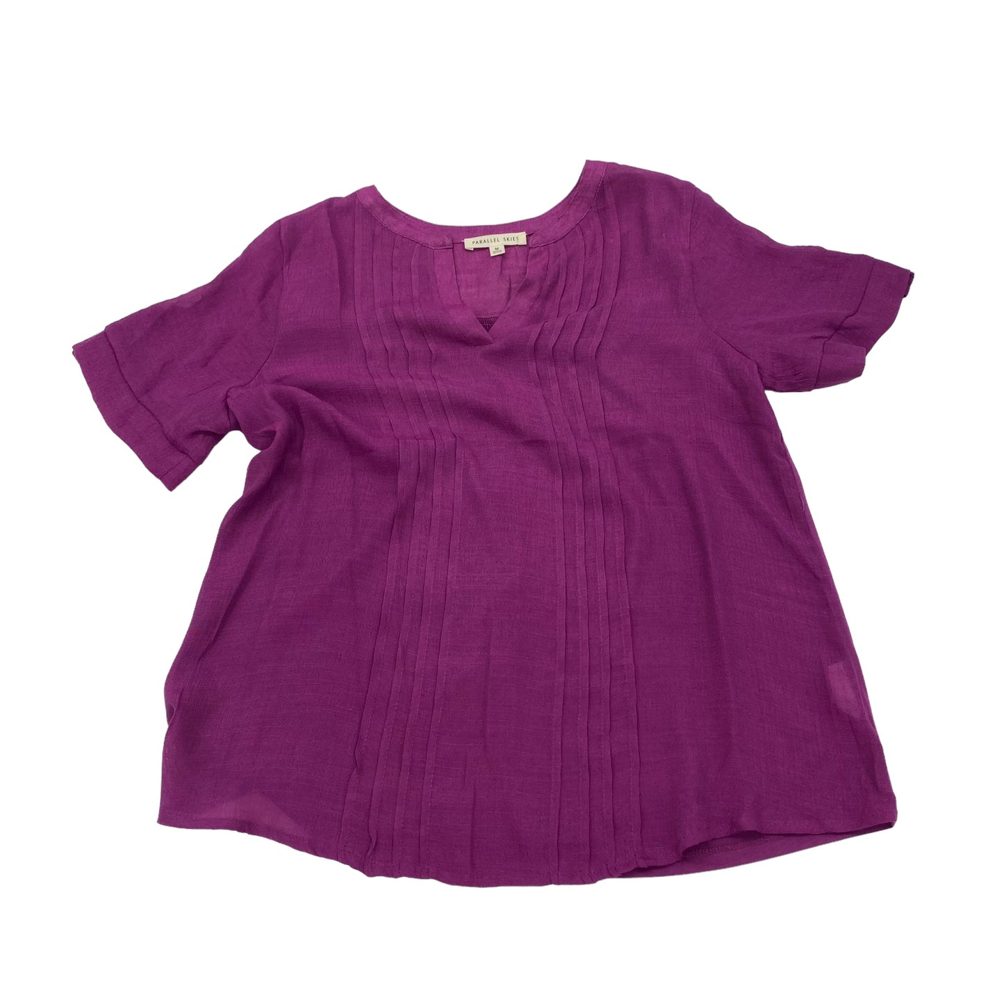 PURPLE TOP SS by CLOTHES MENTOR Size:M