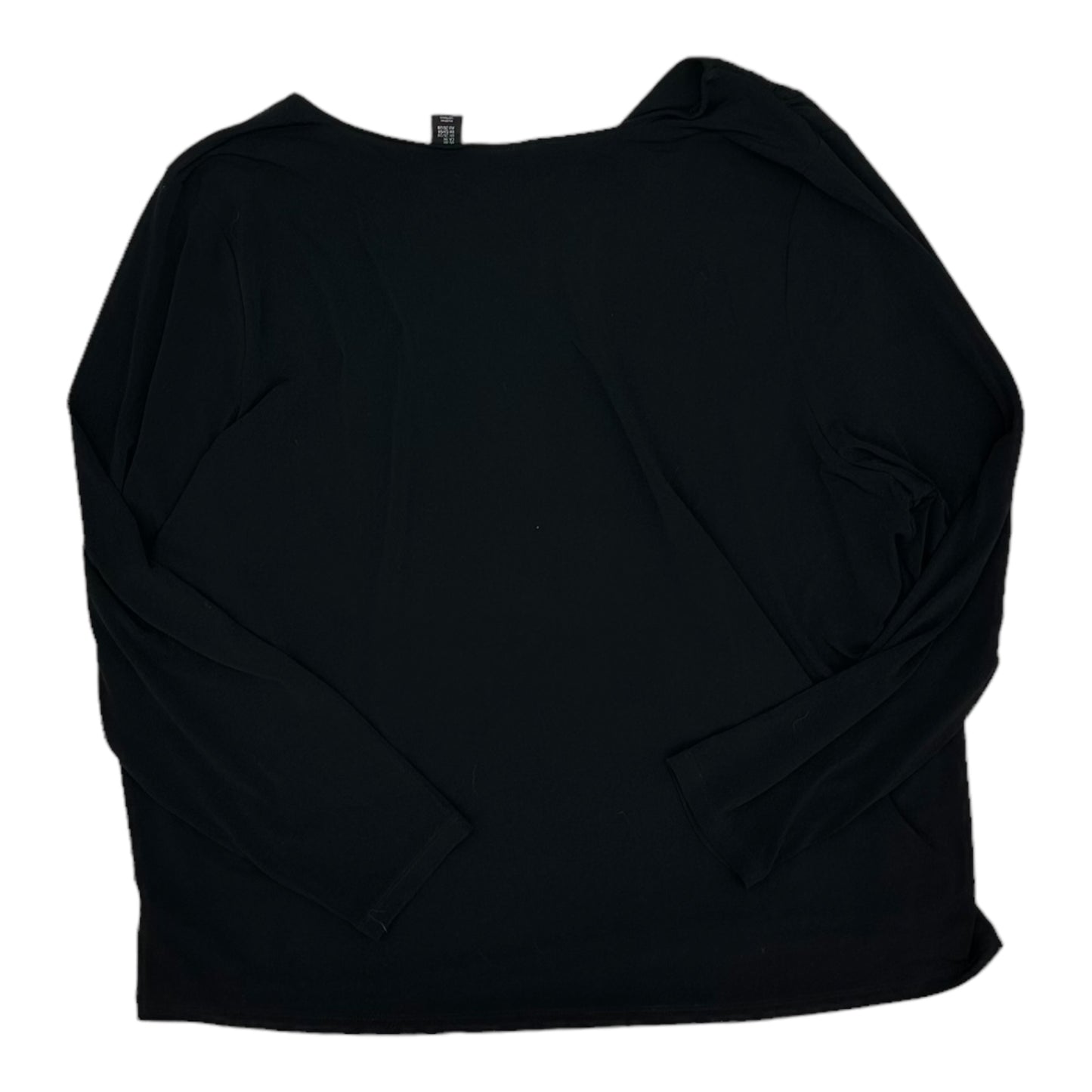 BLACK BLOUSE LS by TAHARI BY ARTHUR LEVINE Size:3X