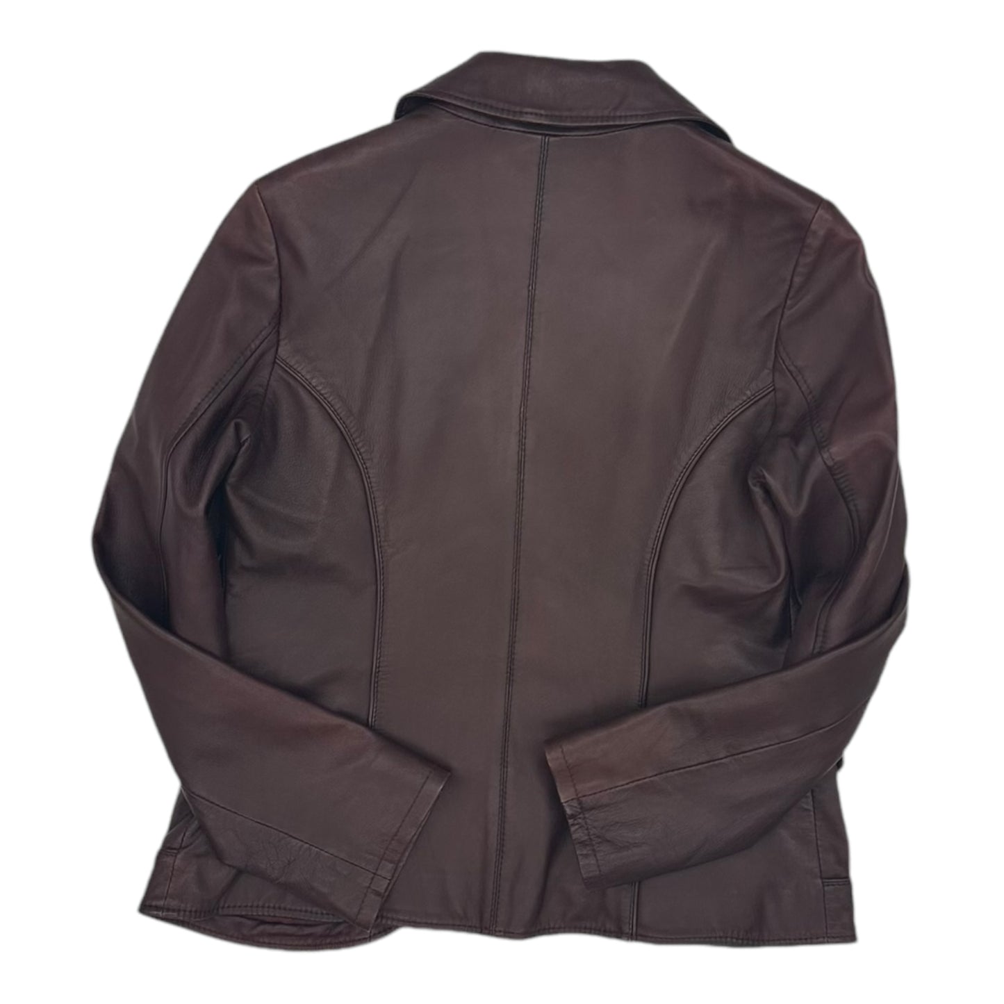 Jacket Leather By Wilsons Leather In Red, Size:M