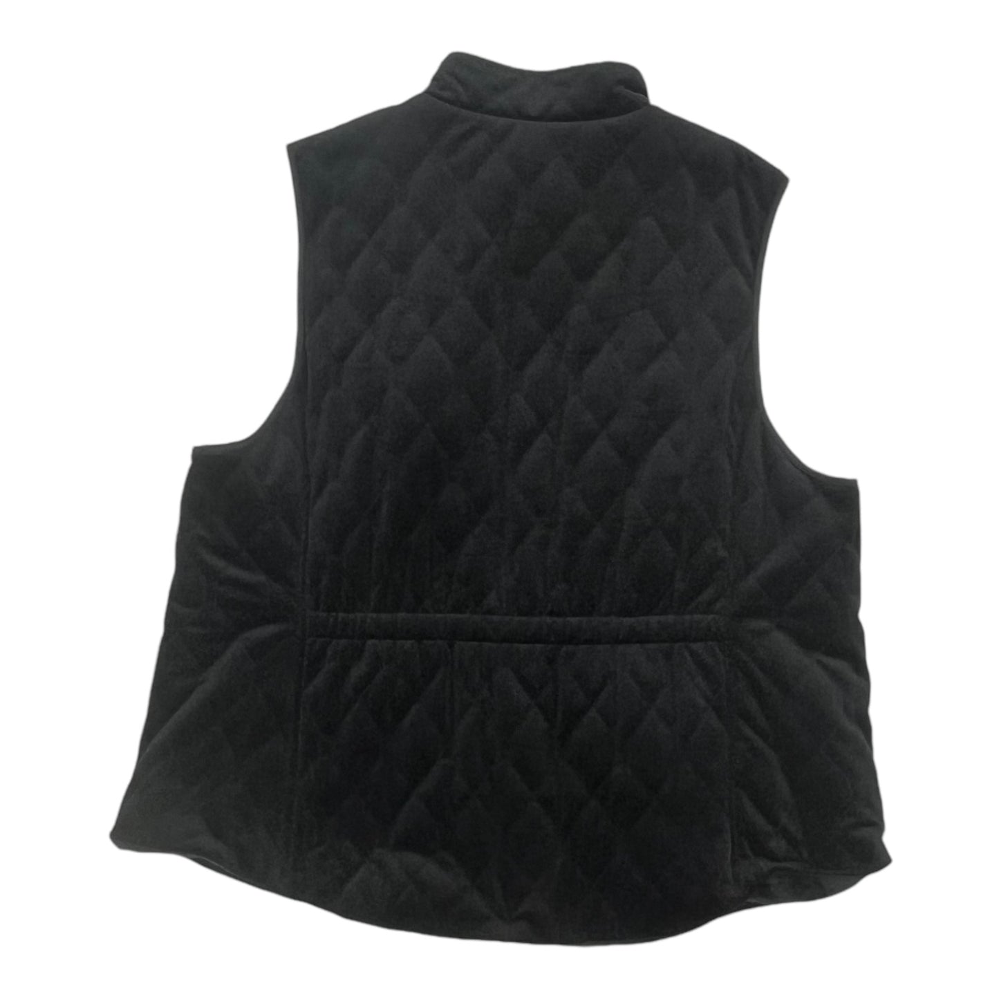 Vest Puffer & Quilted By Croft And Barrow In Black, Size:Xxl