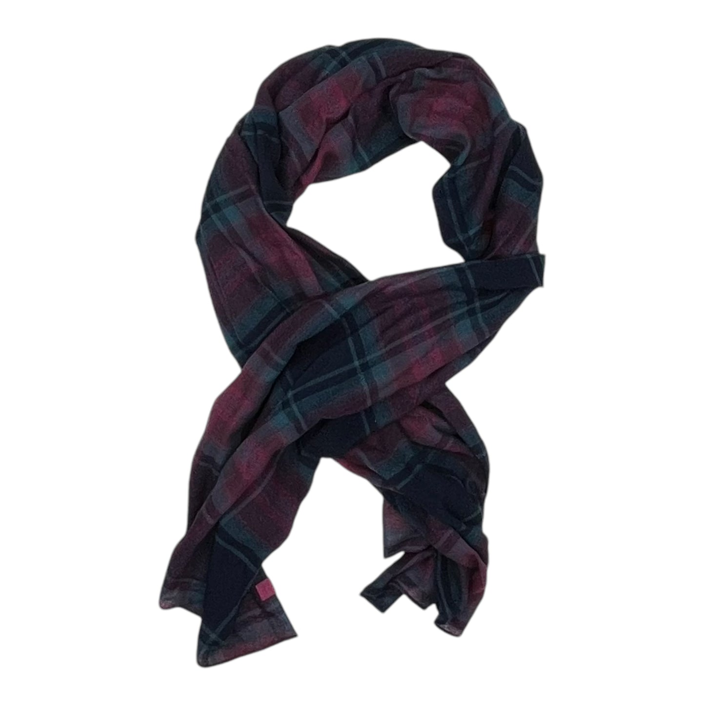 Scarf Long By Joules In Plaid Pattern