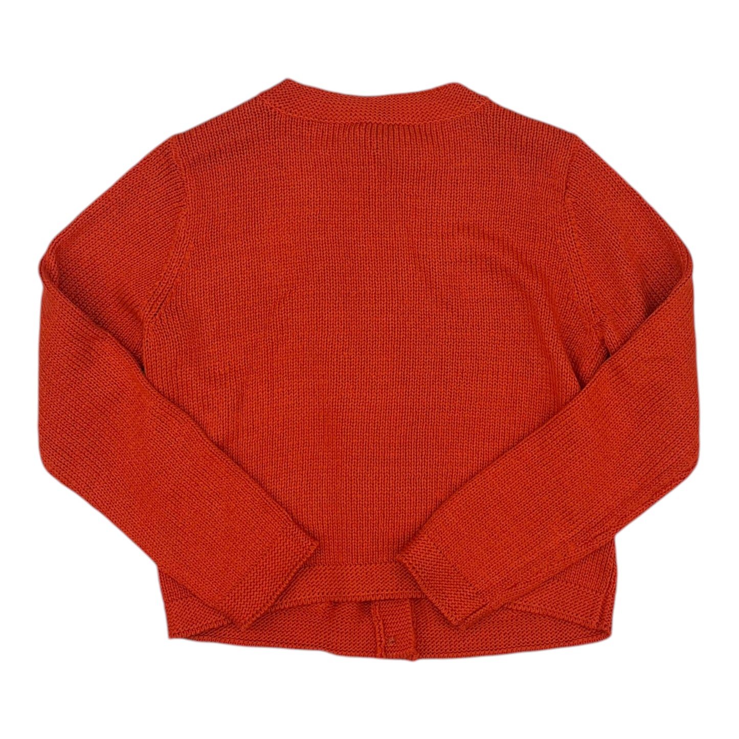 Sweater Cardigan By Talbots In Orange, Size:Xl