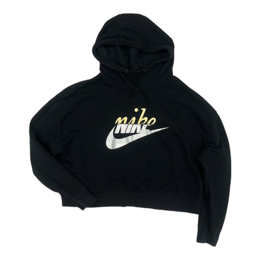 Sweatshirt Hoodie By Nike Apparel In Black, Size:L