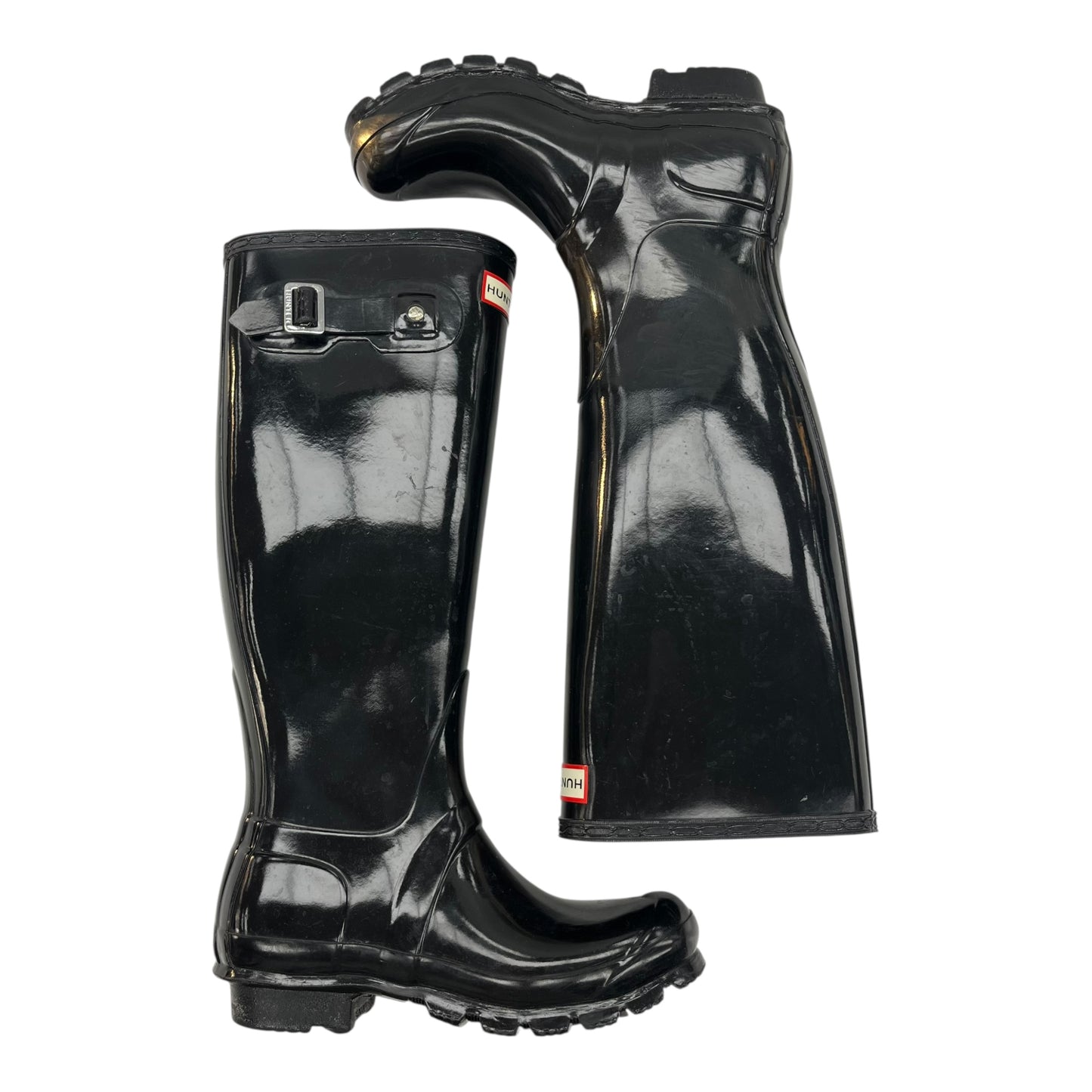 Boots Rain By Hunter In Black, Size:5