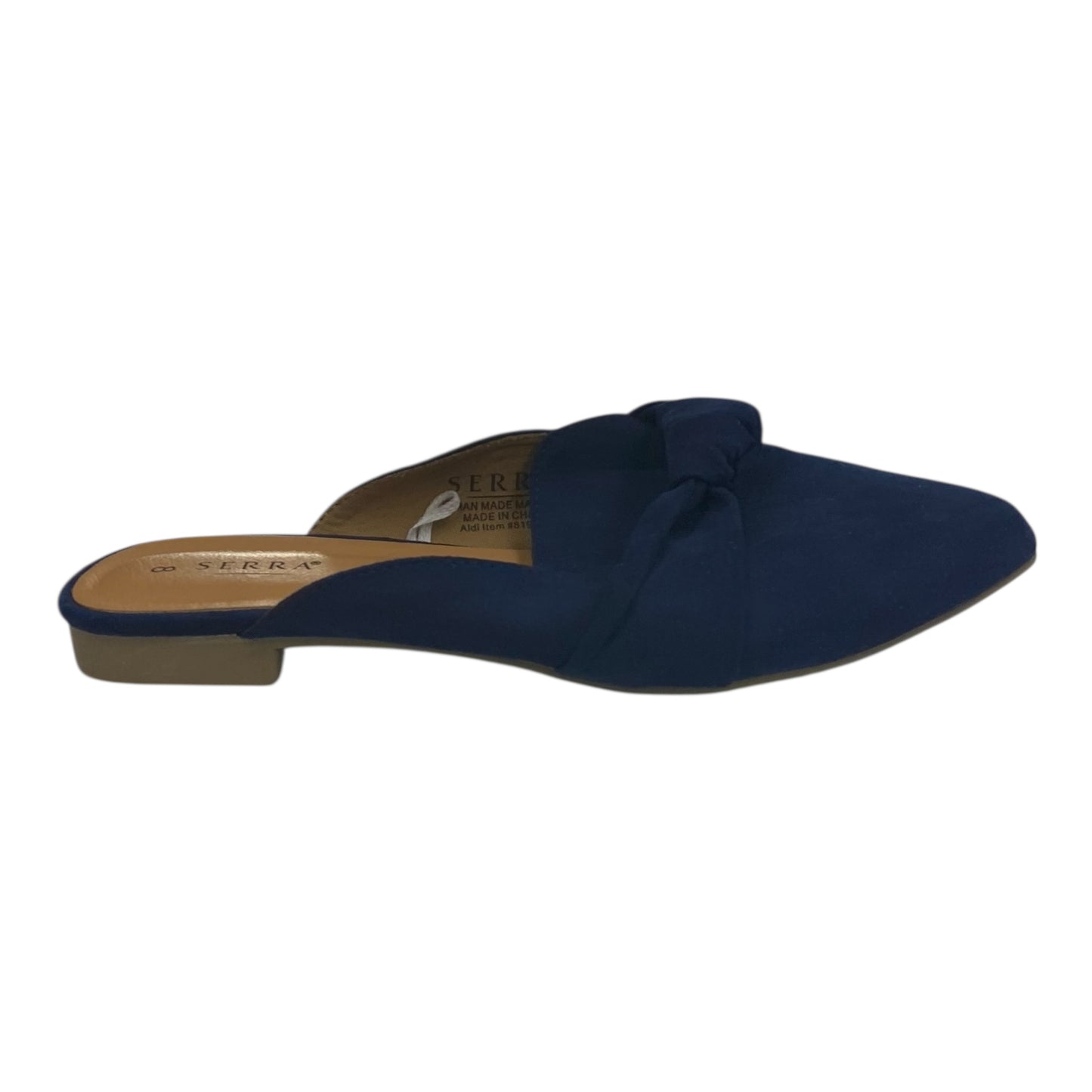 Shoes Flats By Serra In Navy, Size:8