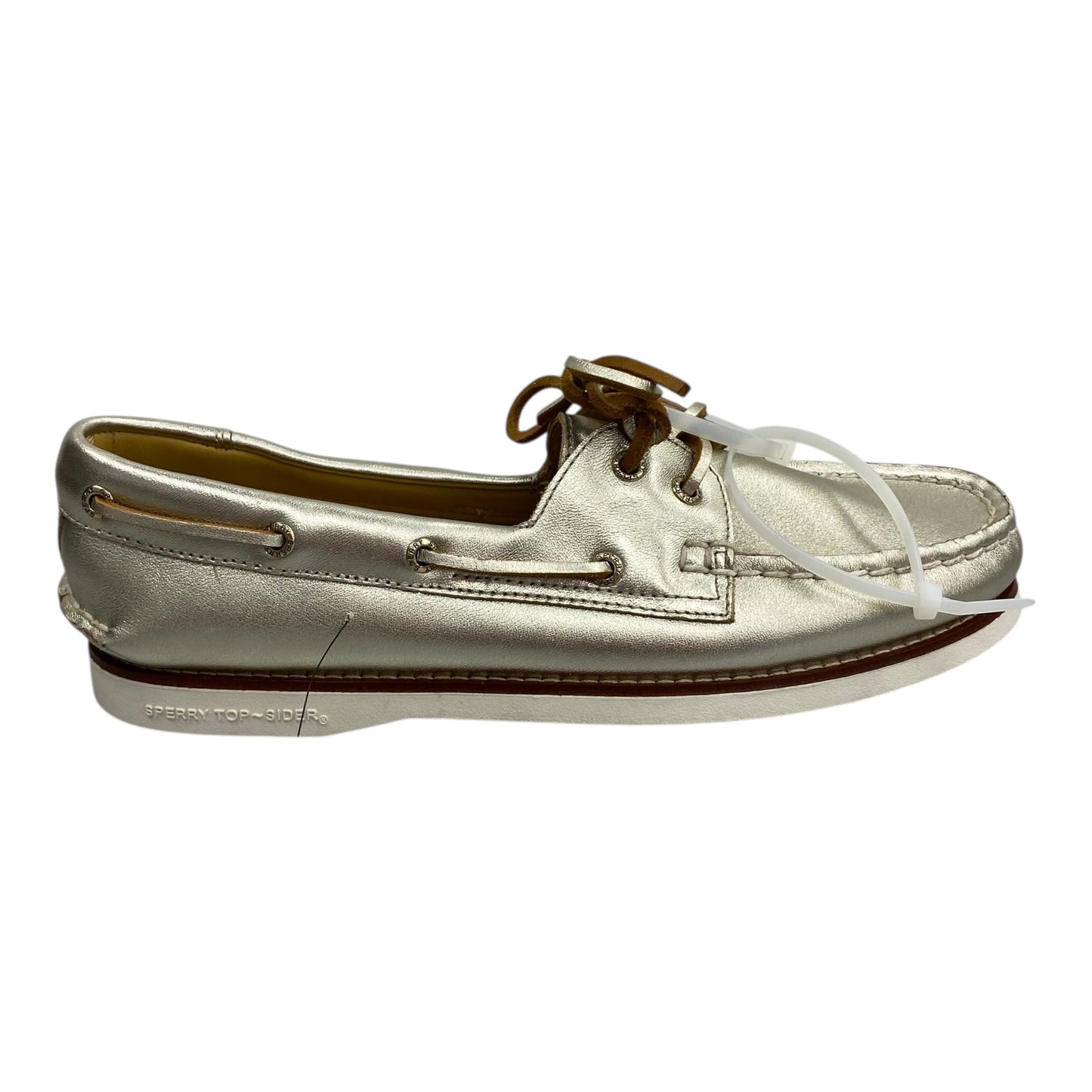 Shoes Flats By Sperry In Gold, Size:8.5
