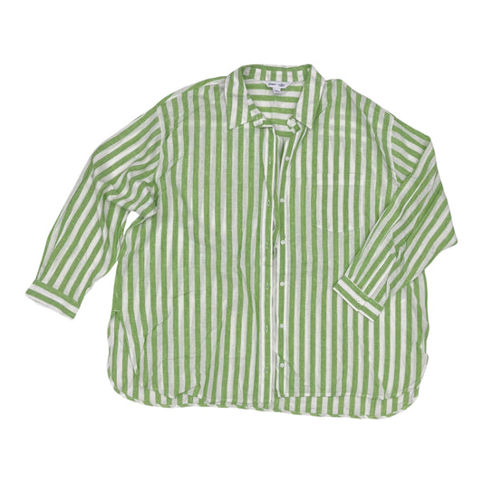 Top Ls By Old Navy In Green & White, Size:Xxl