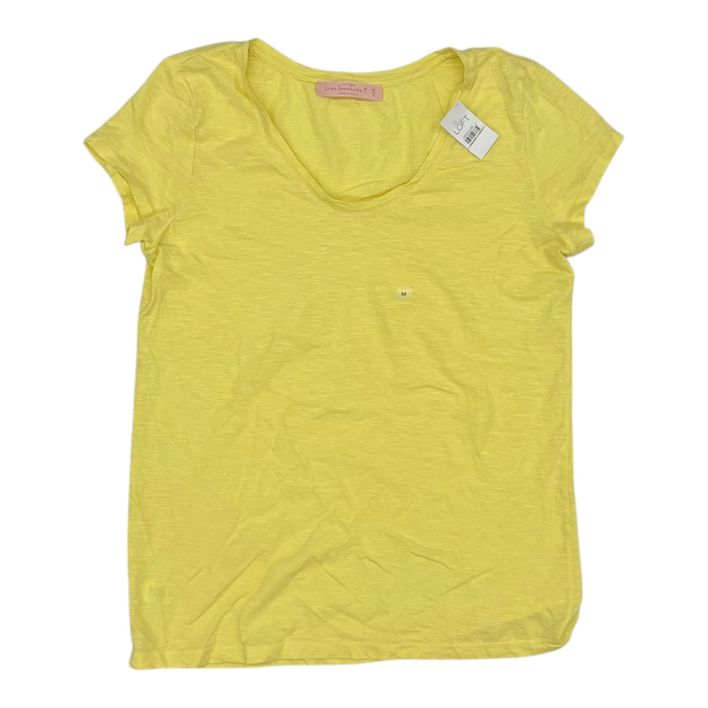 Top Ss By Loft In Yellow, Size:M