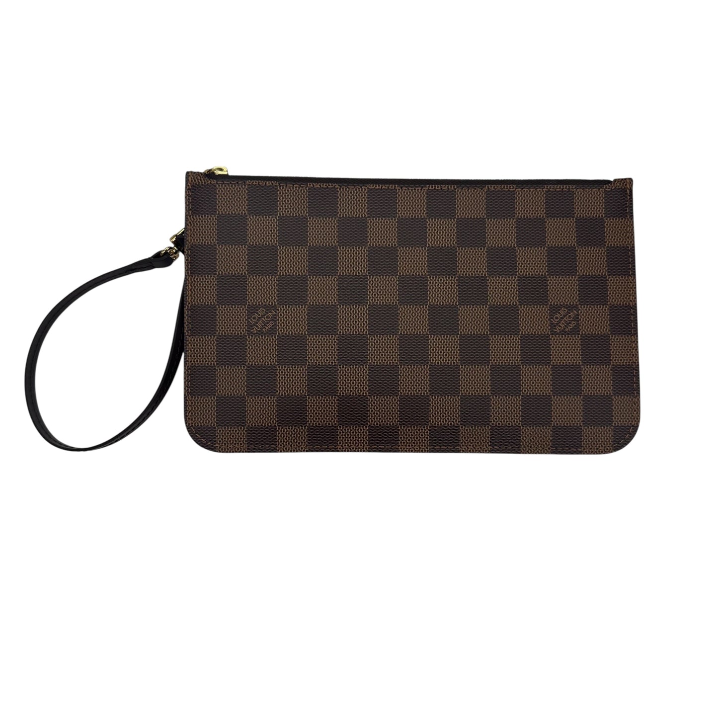 Wristlet Luxury Designer By Louis Vuitton In Brown, Size:Medium
