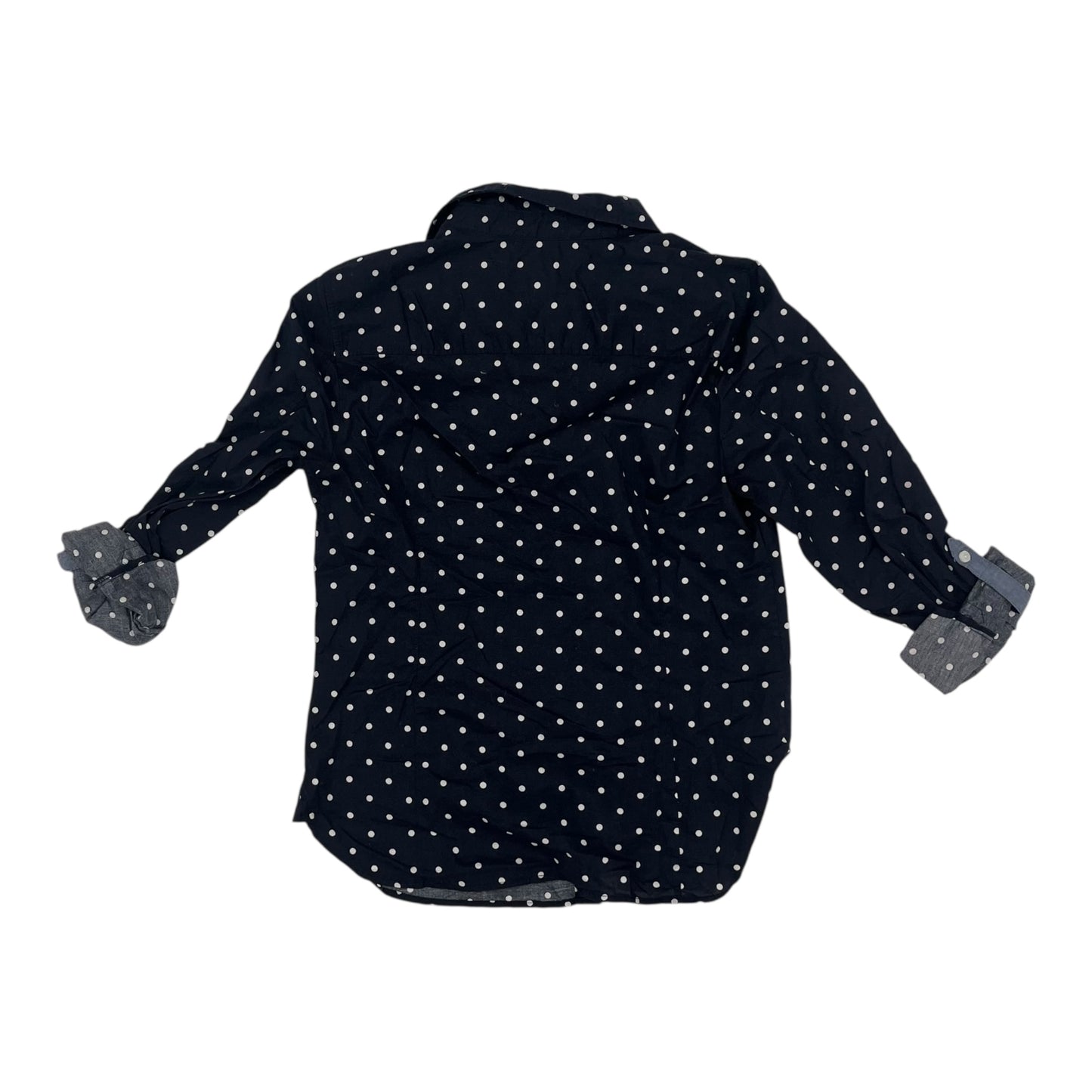 Blouse 3/4 Sleeve By Tommy Hilfiger In Blue & White, Size:Xs