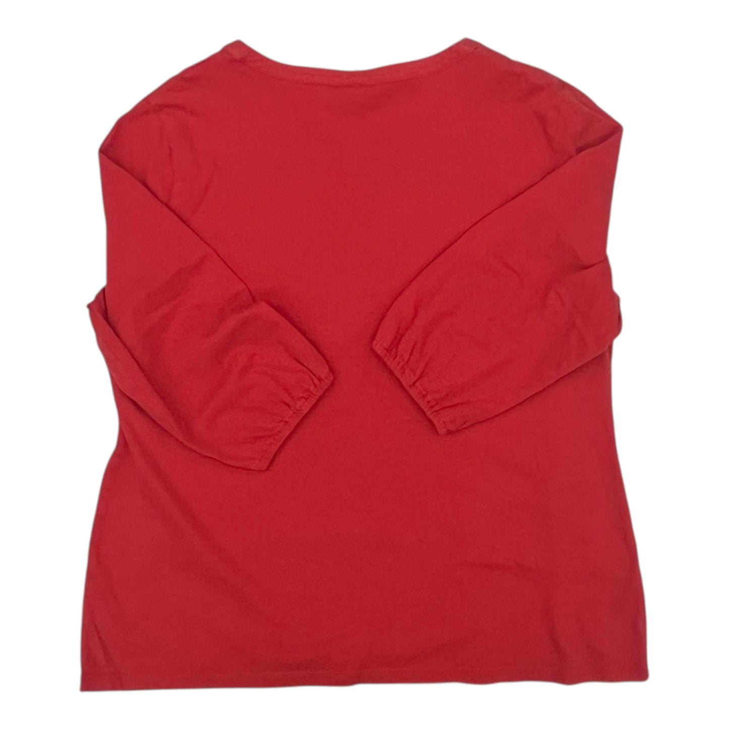 Top Ls Basic By Karen Scott In Red, Size:Xl