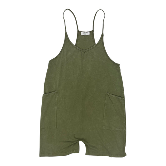 Romper By Double Zero In Green, Size:L