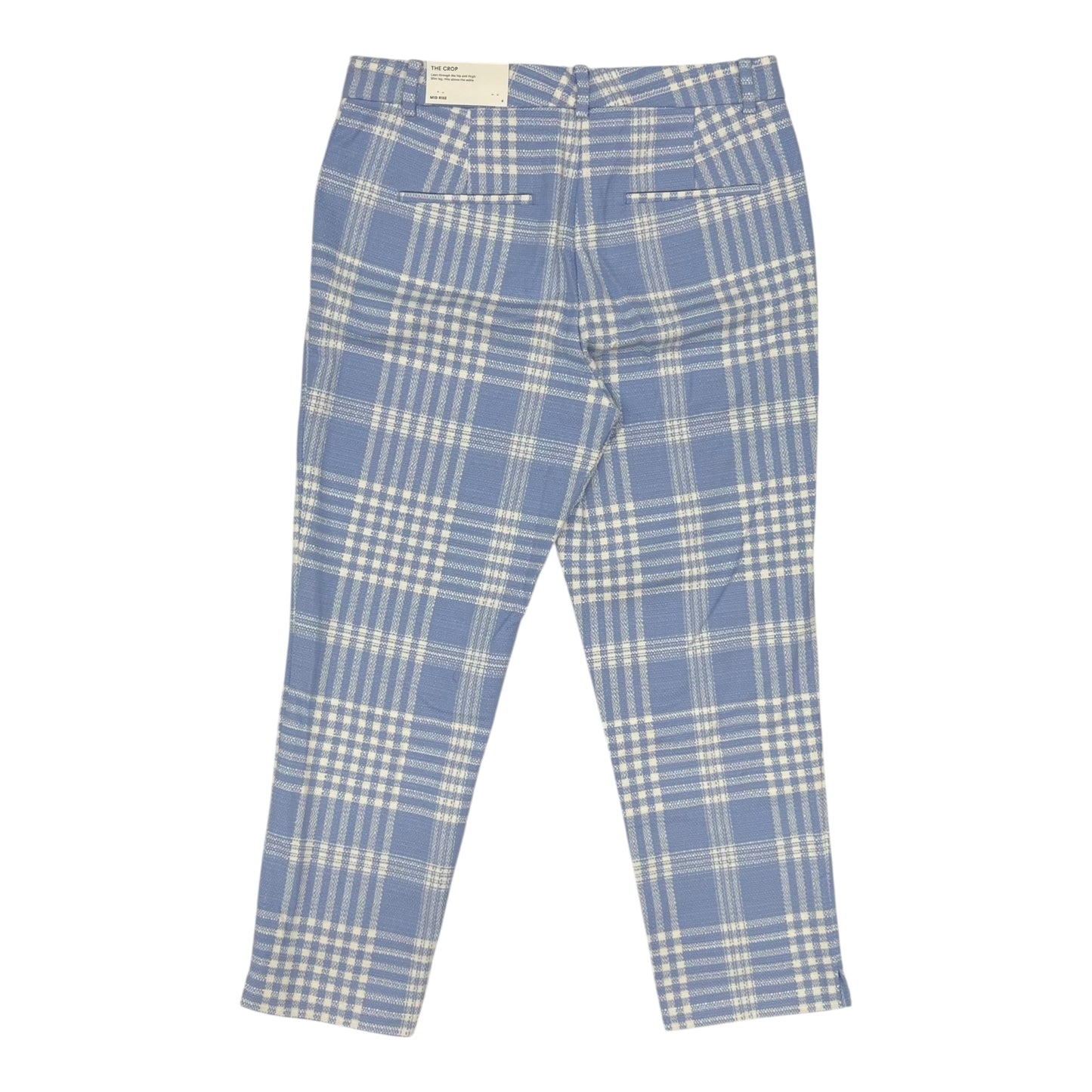 Pants Dress By Ann Taylor In Blue & Cream, Size:6