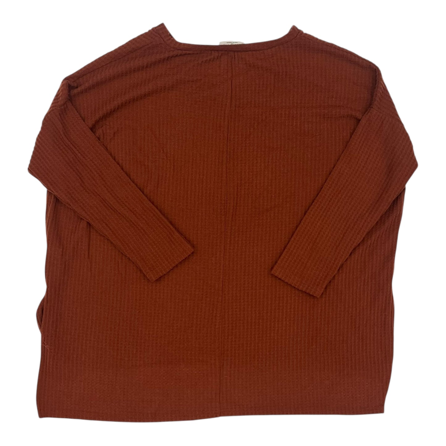 Top Ls By Zenana In Orange, Size:1X