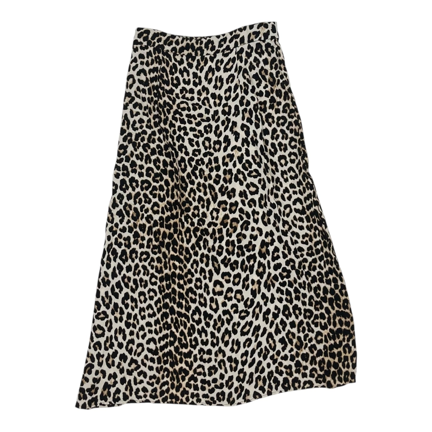 Skirt Midi By H&M In Leopard Print, Size:2