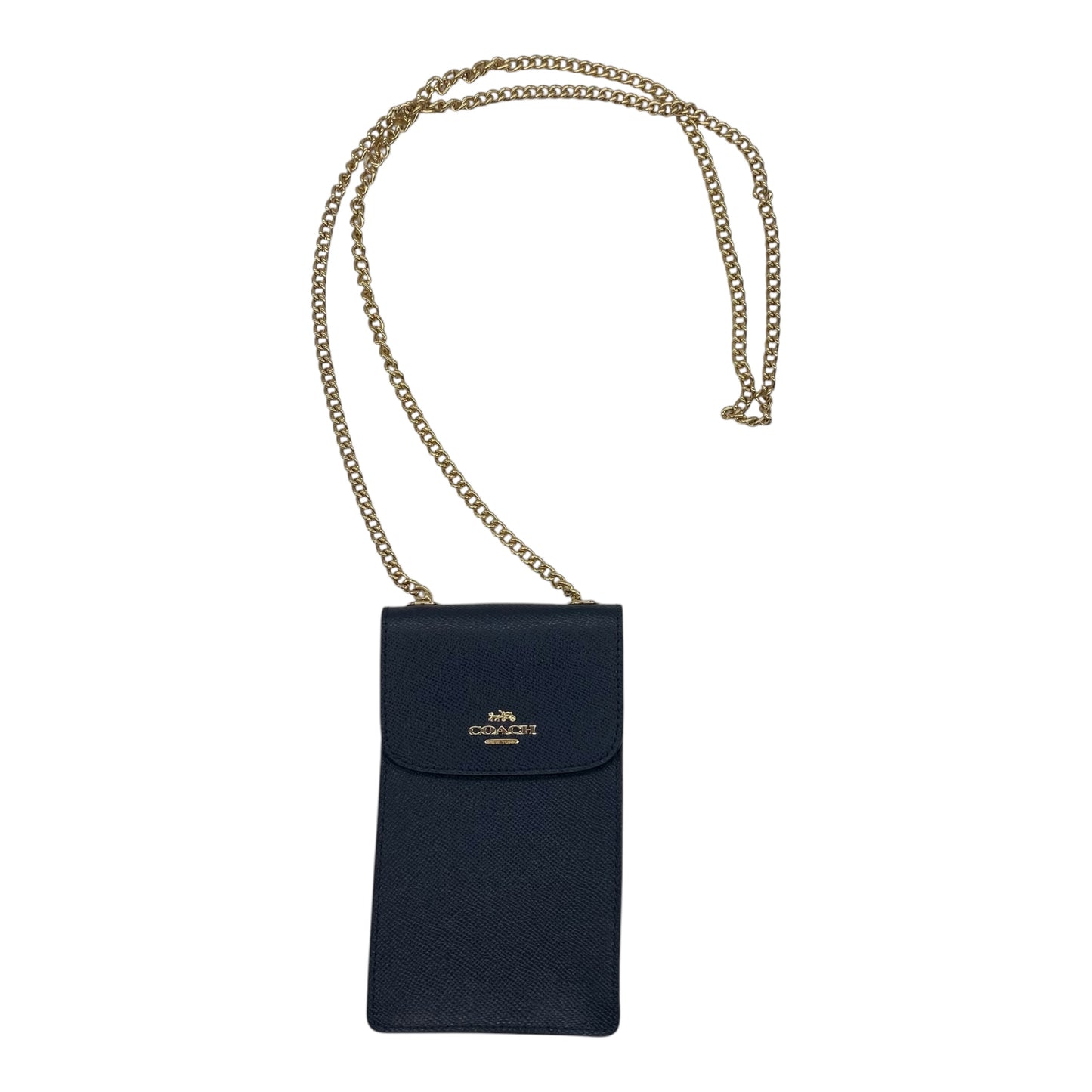 Crossbody Designer By Coach In Navy, Size:Small