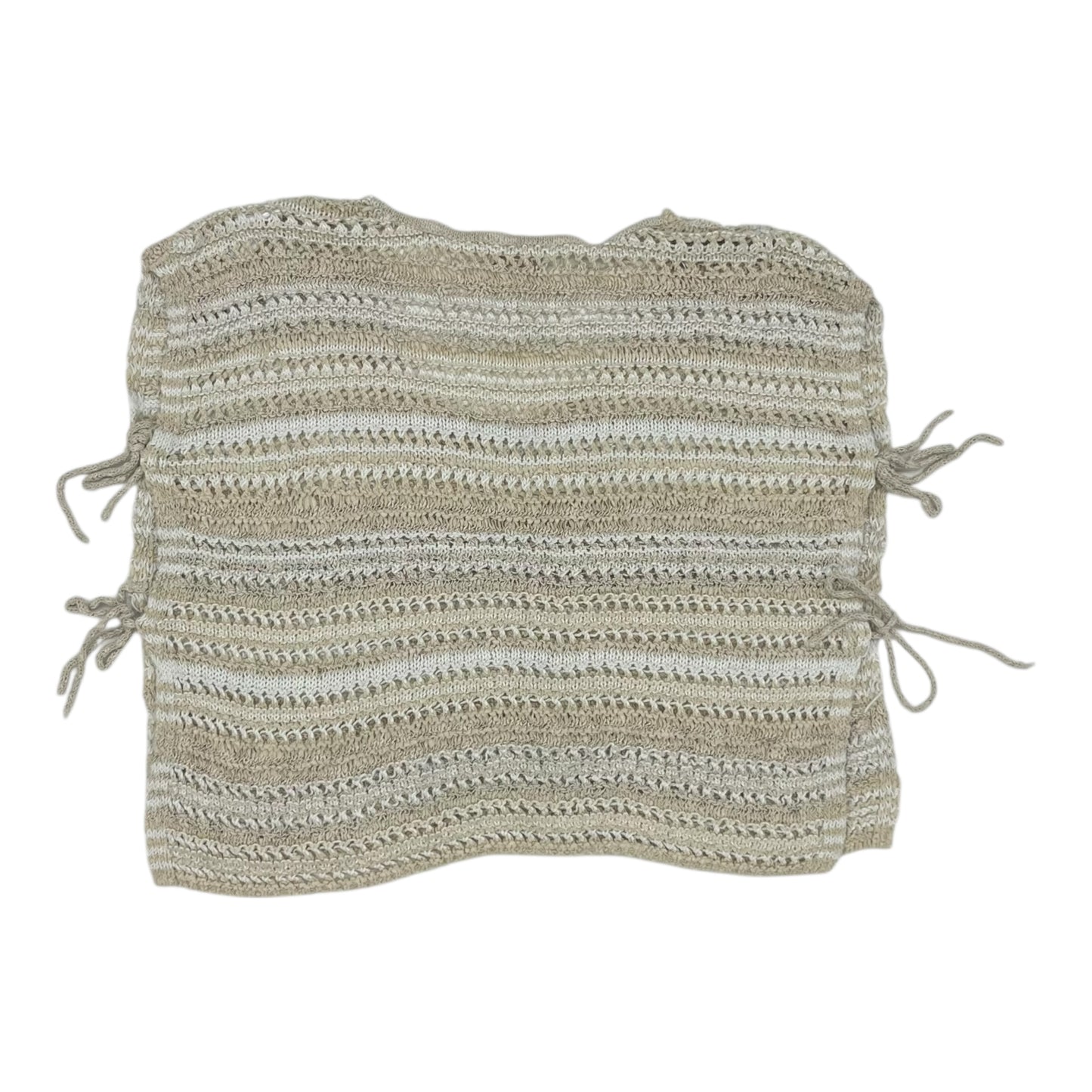 Vest Sweater By Jessica Simpson Maternity In Tan, Size:M