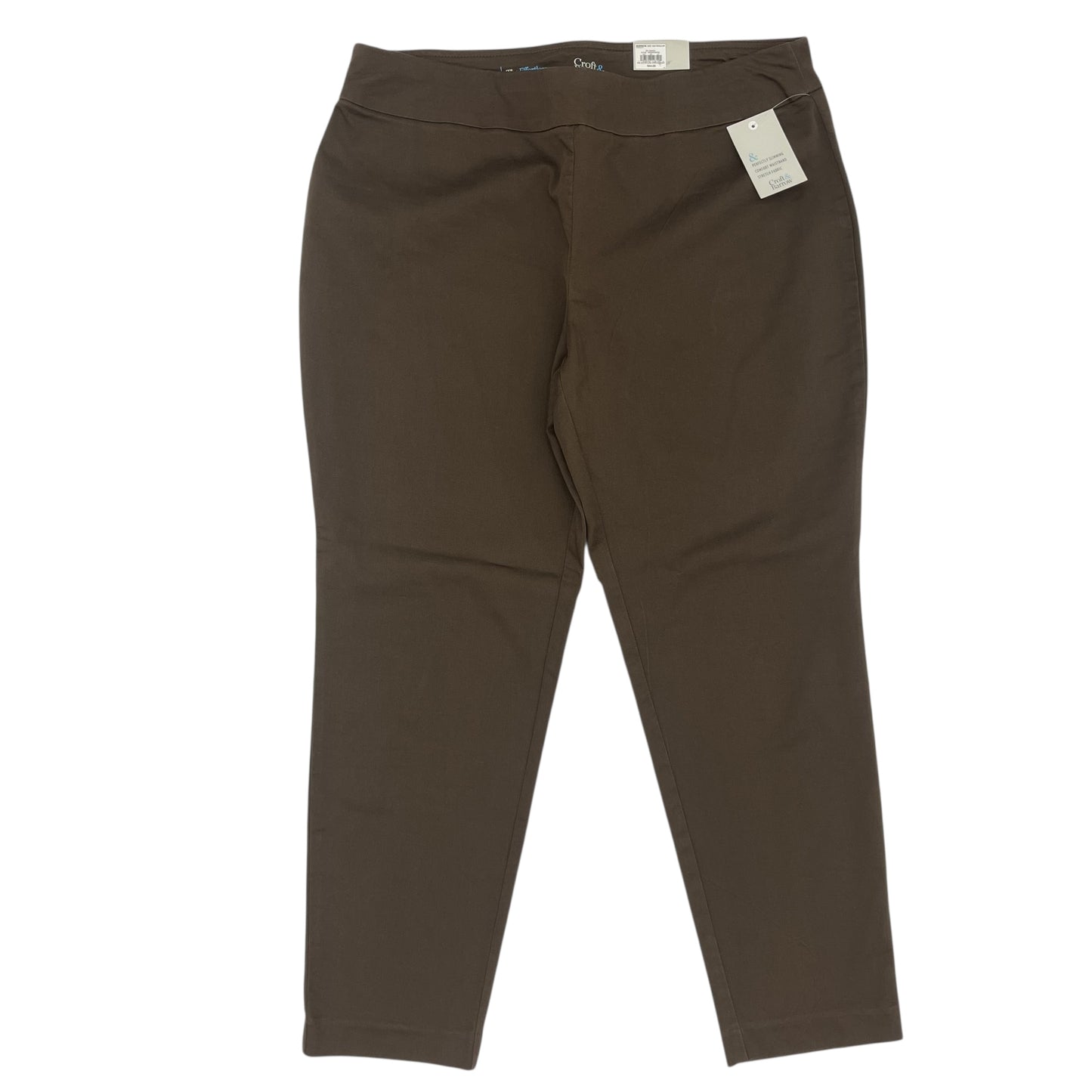 Pants Other By Croft And Barrow In Brown, Size:16