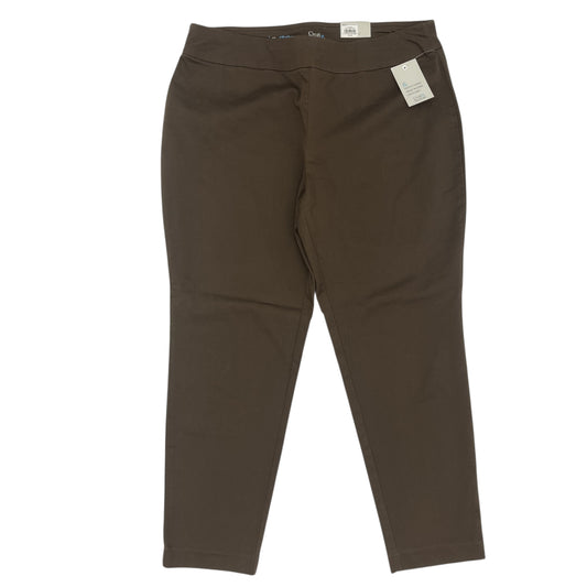 Pants Other By Croft And Barrow In Brown, Size:16