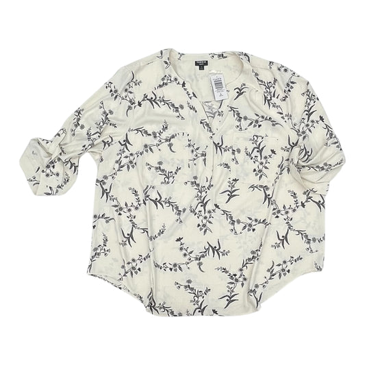 Blouse 3/4 Sleeve By Torrid In Cream, Size:3X