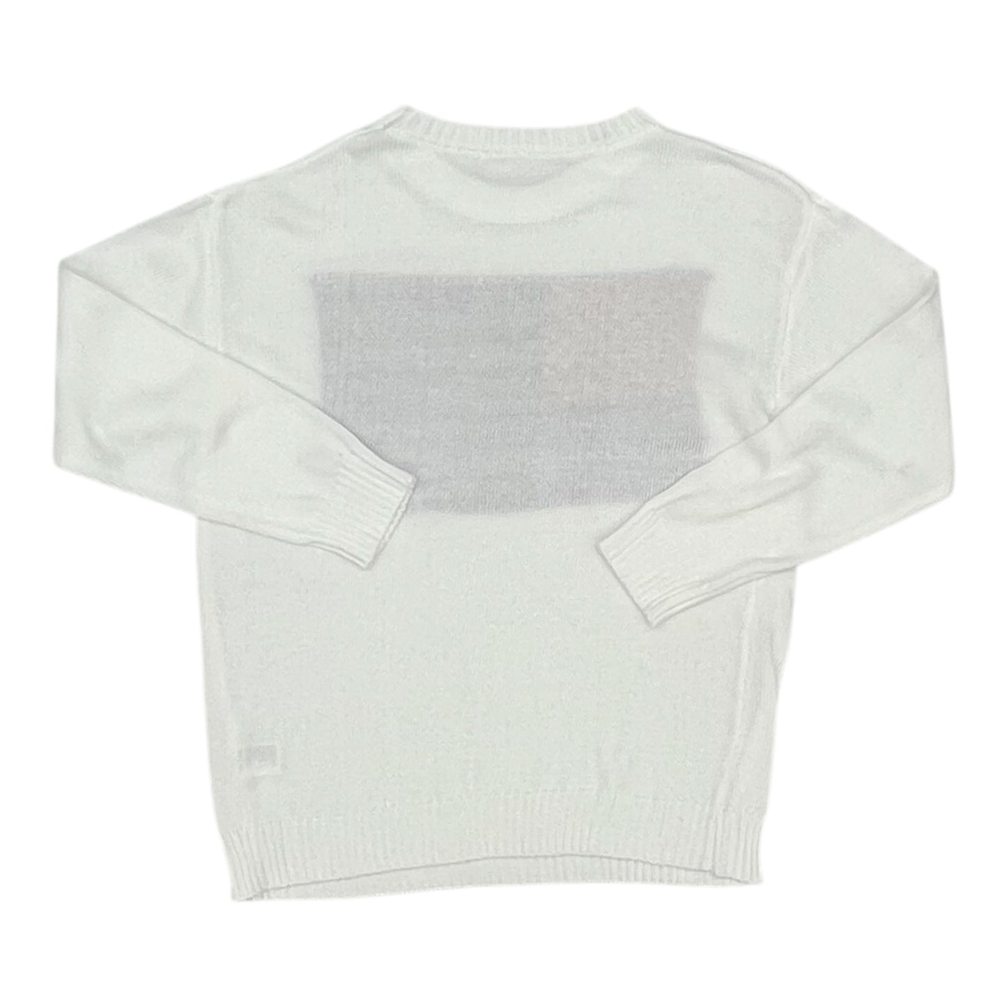 Sweater By Clothes Mentor In White, Size:M