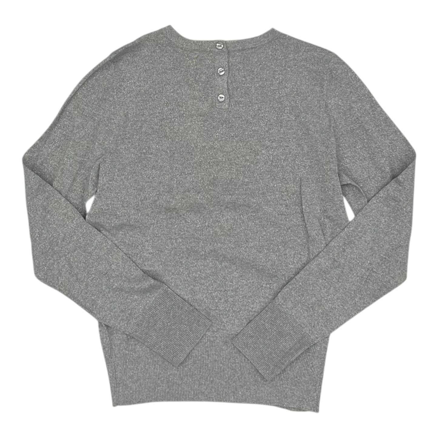 Sweater By Ann Taylor In Silver, Size:M