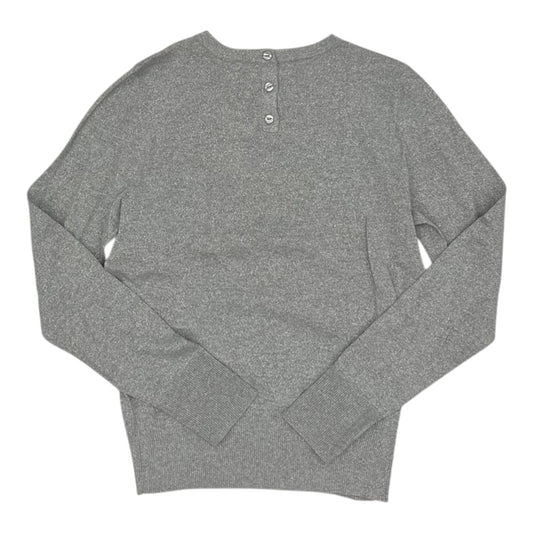 Sweater By Ann Taylor In Silver, Size:M