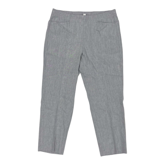 Pants Linen By J. Jill In Grey, Size:M