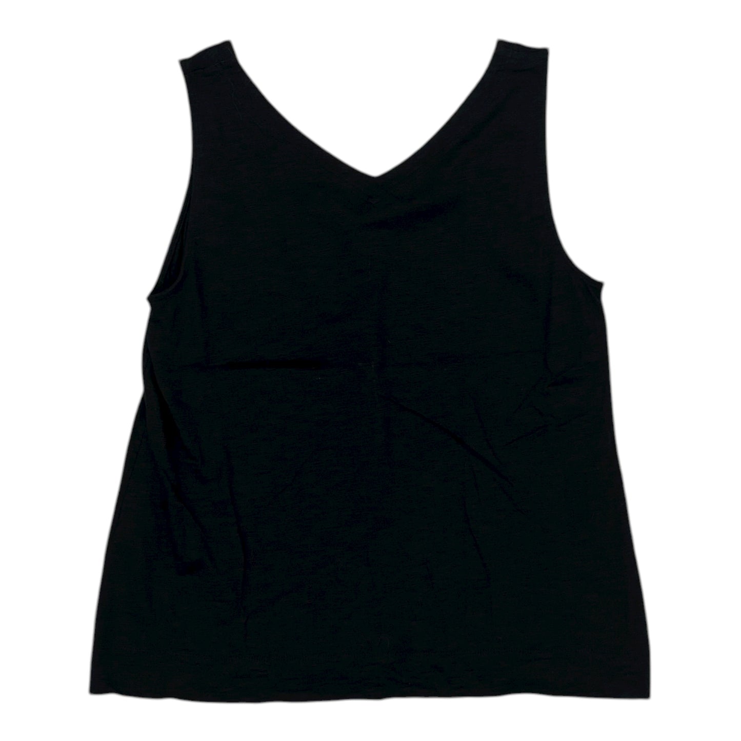 Top Sleeveless Basic By Chicos In Black, Size:L
