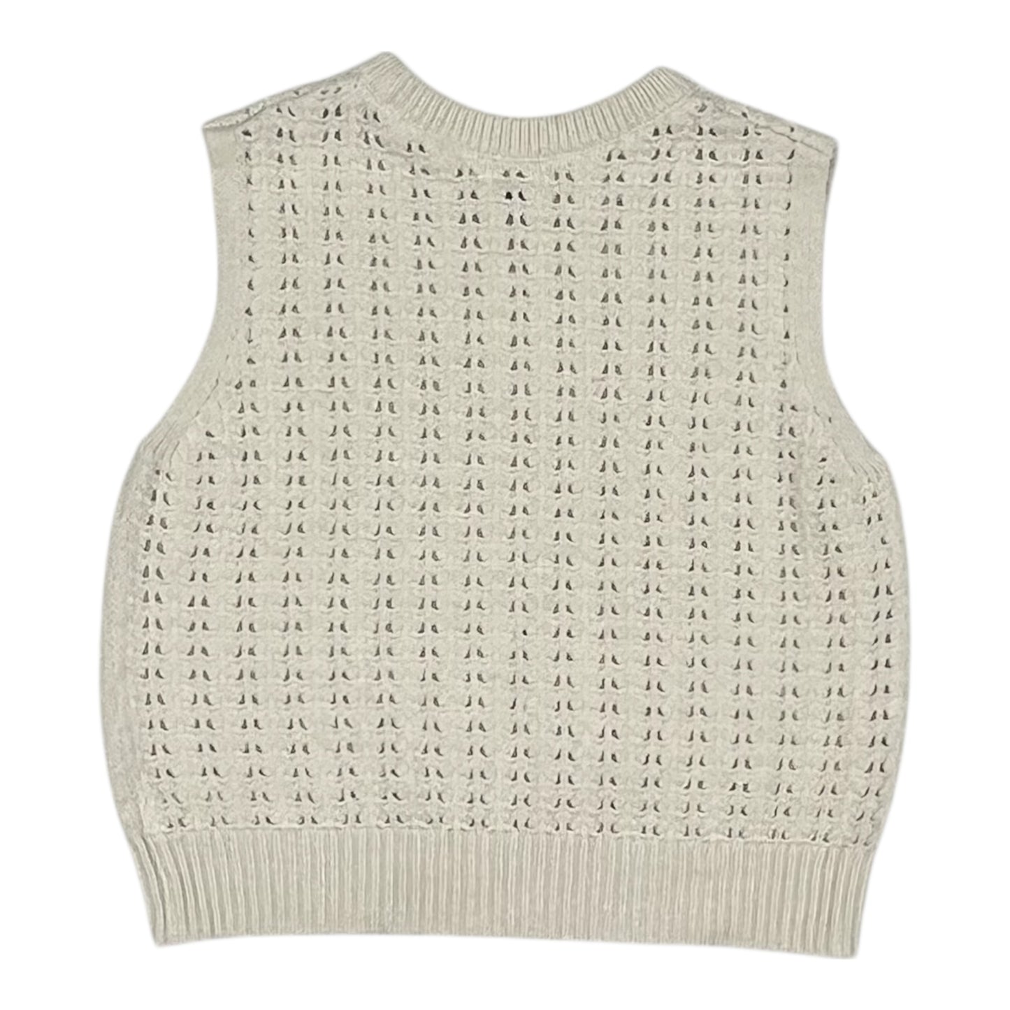 Vest Sweater By Universal Thread In Cream, Size:M