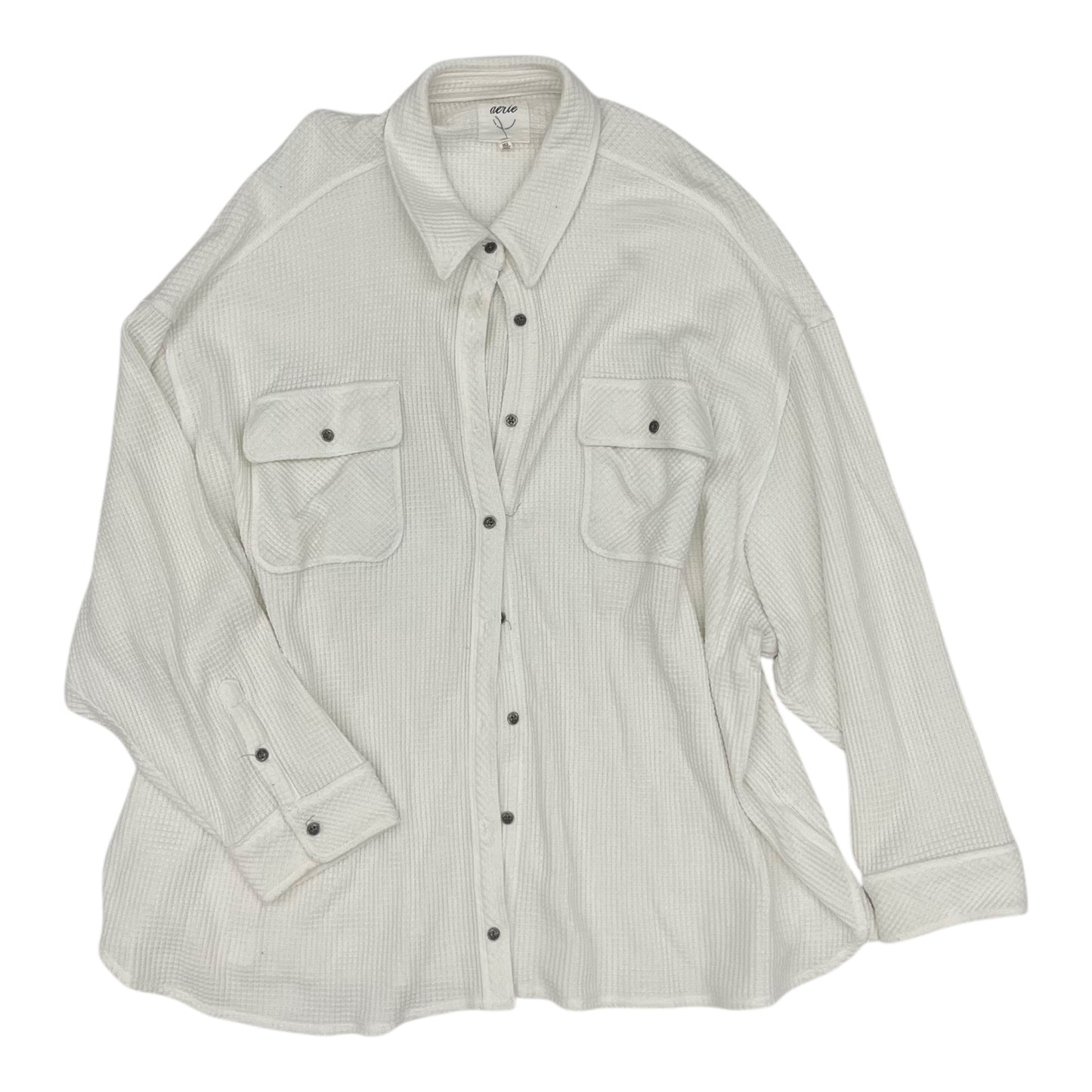 Top Ls By Aerie In Cream, Size:Xxl