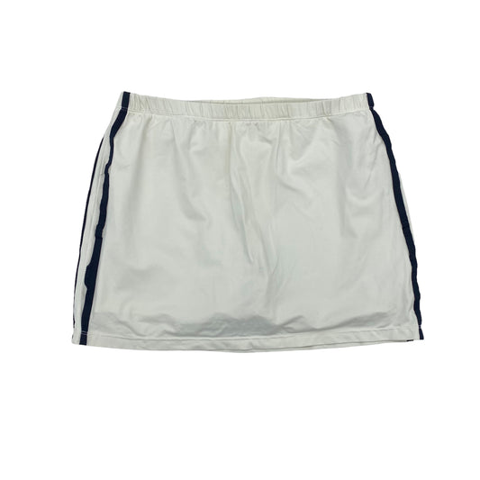 WHITE    CLOTHES MENTOR ATHLETIC SKORT, Size S