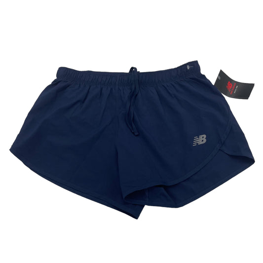 BLUE ATHLETIC SHORTS by NEW BALANCE Size:M