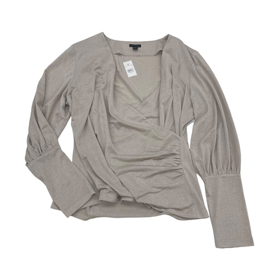 TAN TOP LS by ANN TAYLOR Size:L