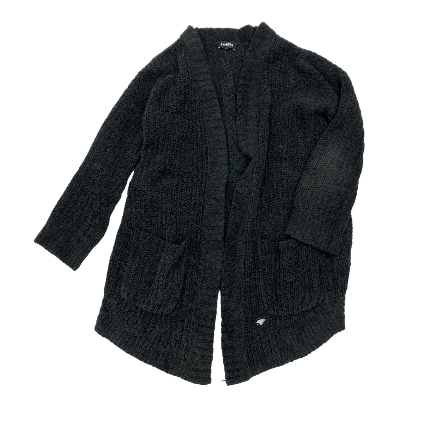 BLACK SWEATER CARDIGAN by EXPRESS Size:M