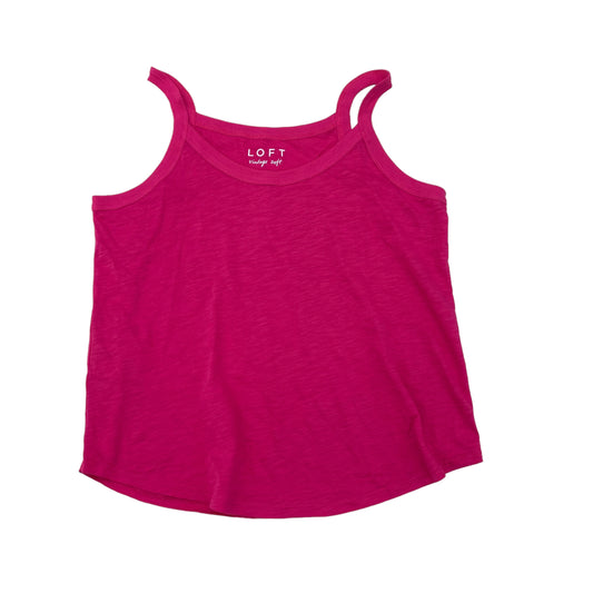 PINK TANK TOP by LOFT Size:M