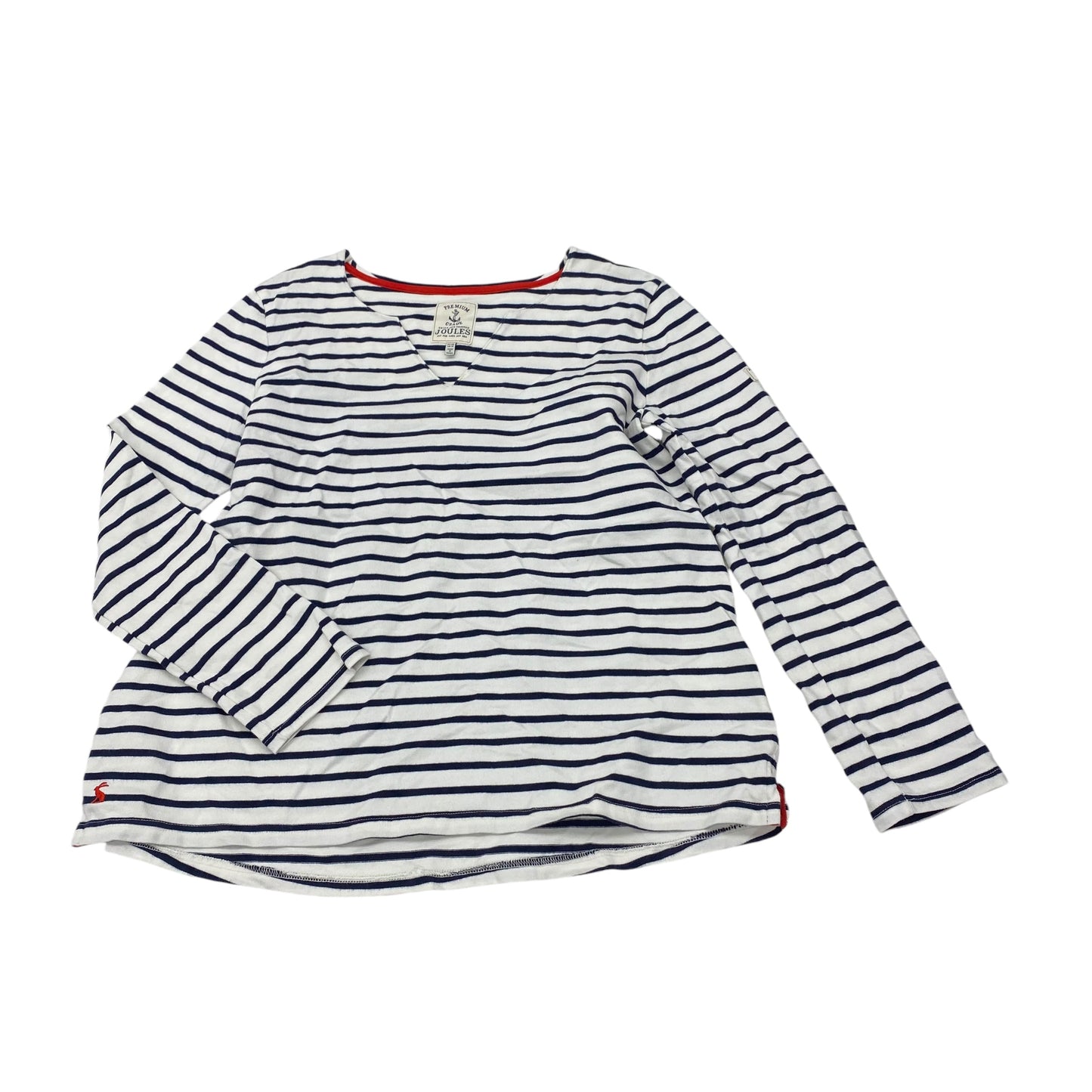 BLUE & WHITE TOP LS by JOULES Size:L