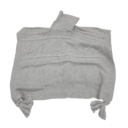 Poncho By Serra In Grey, Size:Osfm