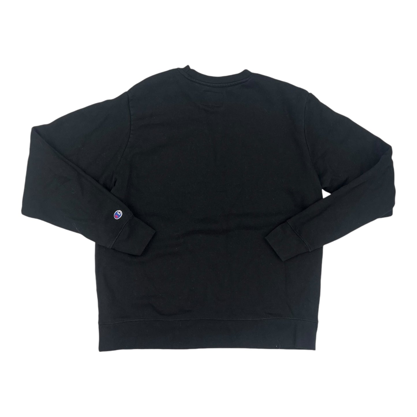 Athletic Sweatshirt Crewneck By Champion In Black, Size:L