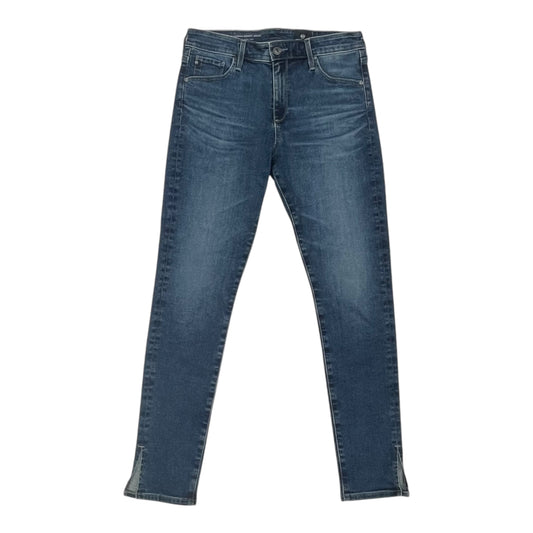 Jeans Skinny By Adriano Goldschmied In Blue Denim, Size:6