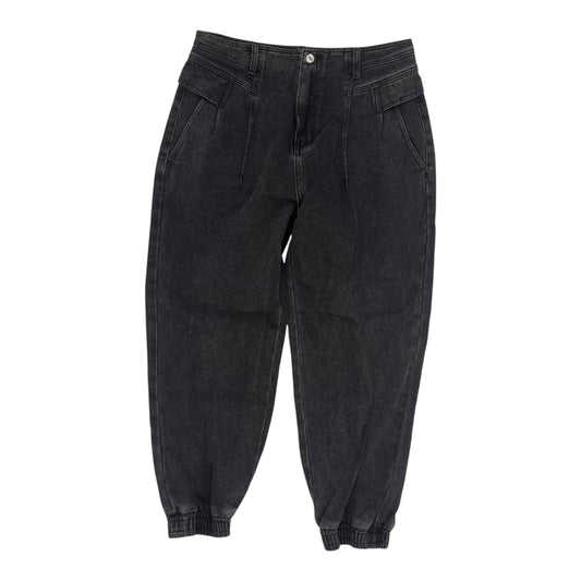 PANTS JOGGERS by PINK LILY In BLACK DENIM, Size: 12